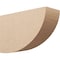 Ekena Millwork 12"W x 36"D x 24"H Classic Durham Rough Cedar Woodgrain TimberThane Corbel, Primed Tan CORUR12X36X24DURRCPR - alternate 1